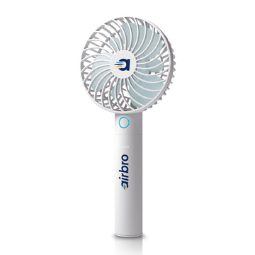 Airbro FHA-30 Mini Rechargeable Portable Fan – 5-Speed, Charging Dock, Detachable Power Bank