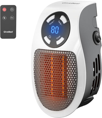 HP-350 Portable Mini Heater – LED Display, Timer (1–12H), Dual Fan Speeds, Adjustable Temperature, 350W Power