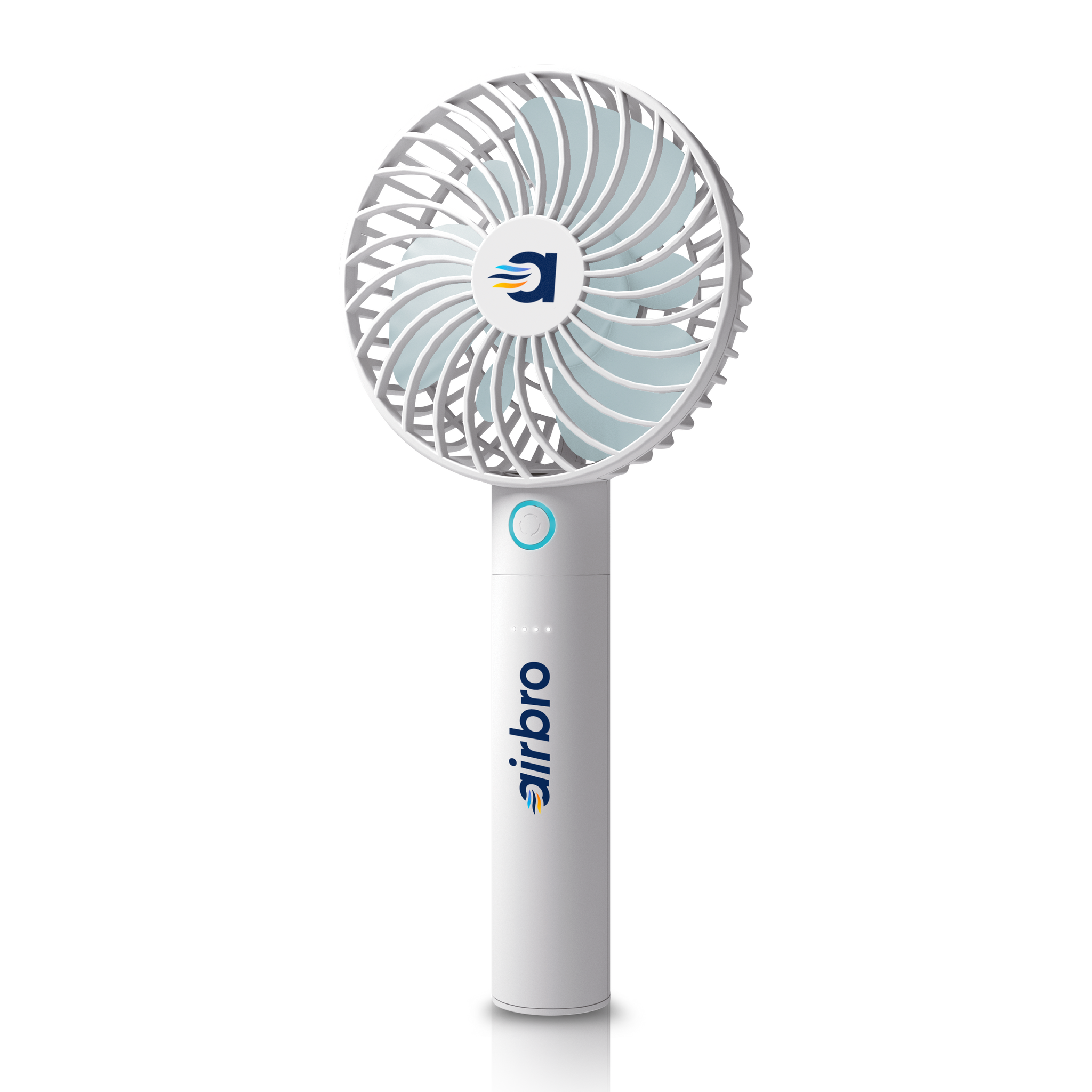 Airbro FHA-30 Mini Rechargeable Portable Fan – 5-Speed, Charging Dock, Detachable Power Bank